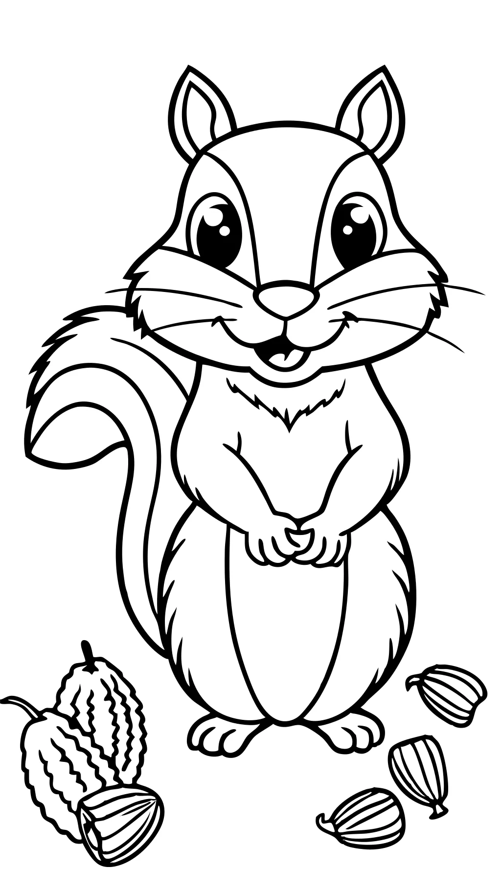 chipmunk coloring pages